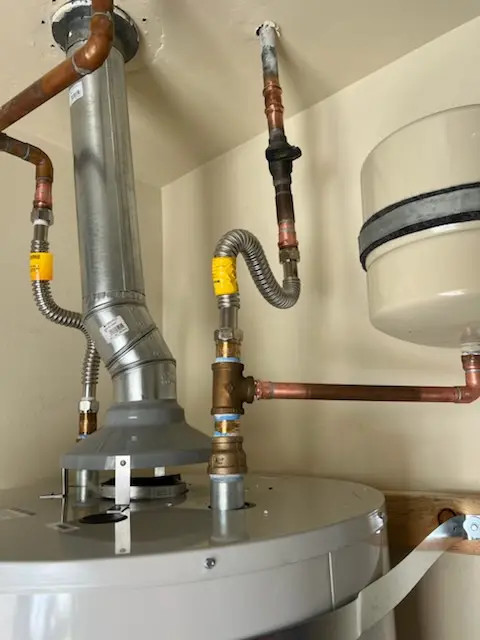 Water heater installation and plumbing repair in Crawford