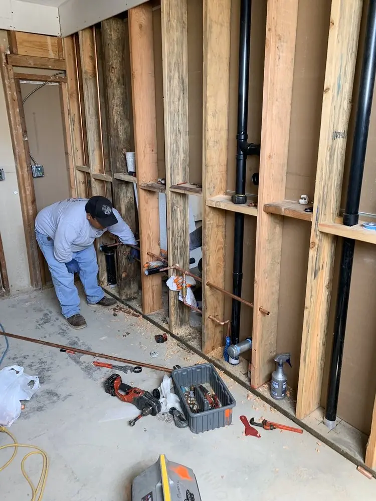 Commercial rough-in plumbing for Gas Line Repair in Crawford